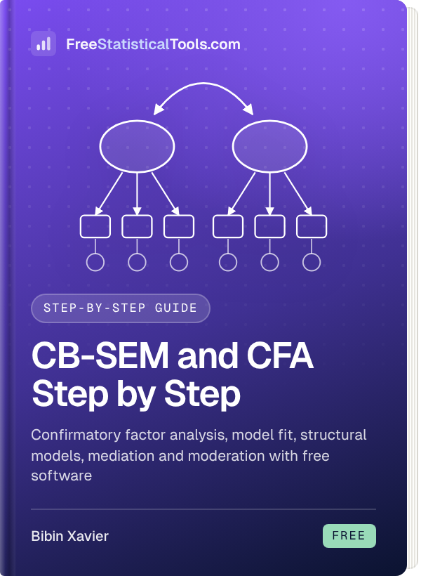Free CB-SEM and CFA eBook (PDF): Step by Step