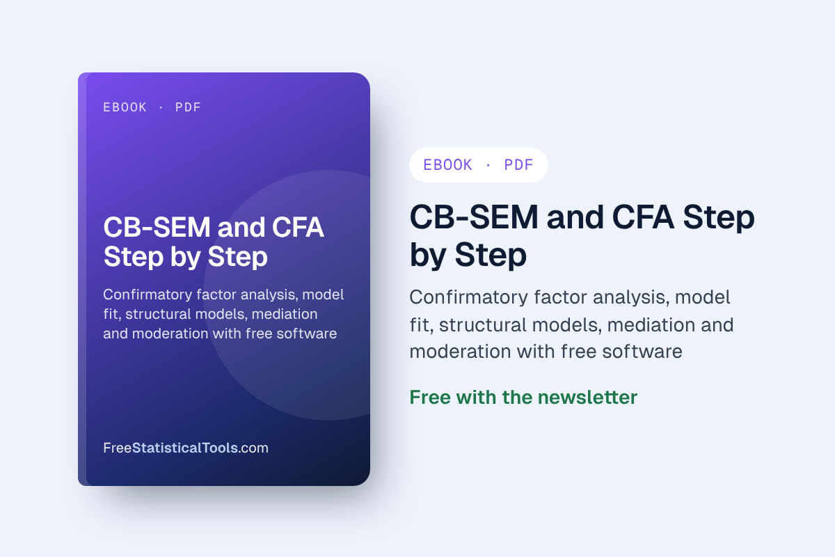 CB-SEM and CFA Step by Step cover